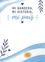 ♥ Tarjeta Escarapela Patria ♥ Imprimir - tienda online