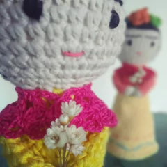 Imagen de Frida Maceta Amigurumi