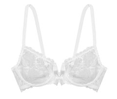Conjunto de corpiño copa entera + tanga cola less Jazmin en internet