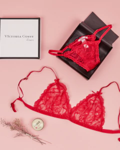 VC BOX Passión (Triangulito + Tanga cola less + Candle) - buy online