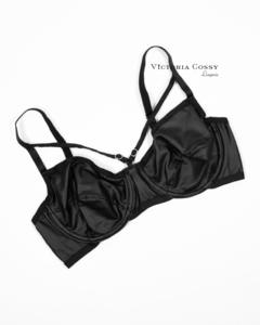 Corpiño Copa Entera Onix - Victoria Cossy Lingerie