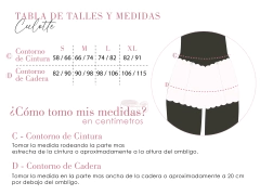 Culotte " Almendra " - online store