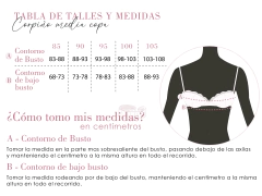 Corpiño media copa " No me Olvides " - online store