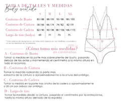 Body escotado Camasia - Victoria Cossy Lingerie