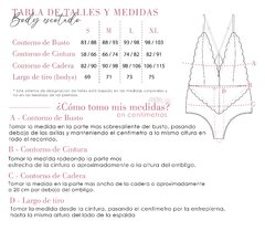 Body escotado " Passion " - tienda online