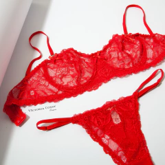 Image of VC BOX PASSION (Balconette + tanga cola less)