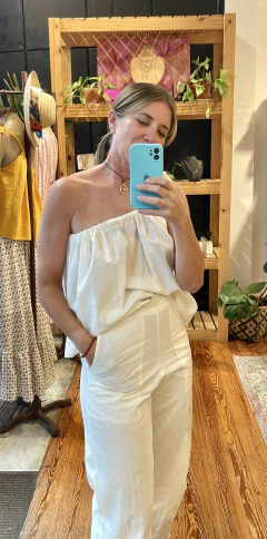 PANTALÓN MAUI TUSOR- natural - comprar online