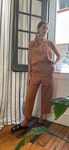 PANTALÓN MAUI TUSSOR- Brick - comprar online