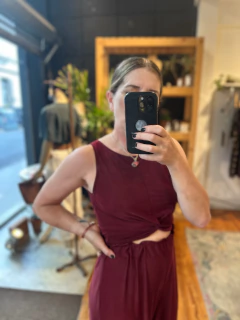 TOP NUDO MALBEC- elastizado - comprar online