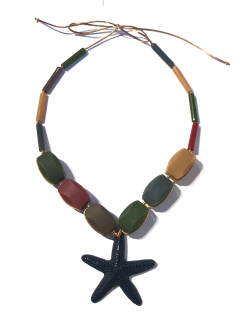 COLLAR STARFISH - AZUL MARINO