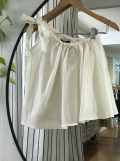 TOP 1 HOMBRO CORTO TUSSOR - CROP TOP - natural en internet