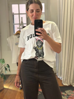 REMERA GATITA BLANCA - comprar online