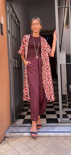 PANTALÓN MAUI SEDA BORRAVINO - Casiopea BA