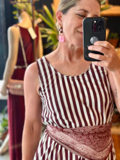 VESTIDO LARGO RAYADO - Vestido Salem