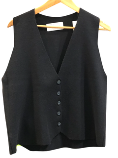 CHALECO TEJIDO NEGRO - tienda online