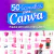 Pacote 50 Moldes Limpos para Canva