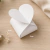 Molde Limpo de Caixa Porta Doce Coração 5x5cm - comprar online