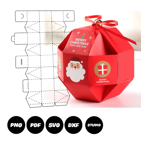 Molde Limpo de Caixa Bola modelo 003