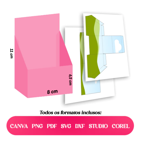 Molde Limpo de Caixa Display Mx05