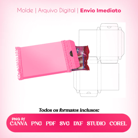 Molde limpo de Caixa para Mini Fini - comprar online