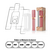 Molde Limpo de Caixa para Gloss Labial 3,5ml