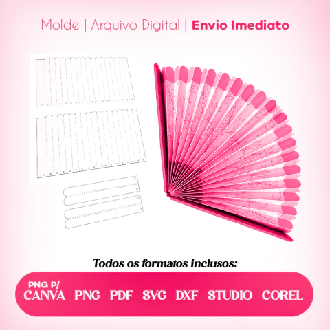Molde Limpo de Leque (para casamento ou eventos) - comprar online