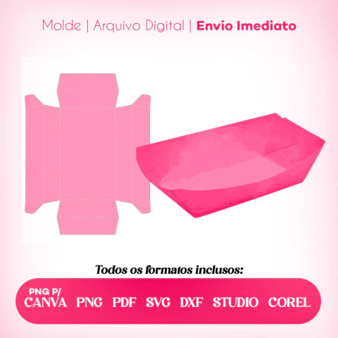 Molde Limpo de Caixa Pratinho 01 - comprar online