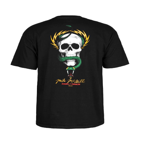 Camiseta Powell Peralta McGill Skcull e Snake Preta
