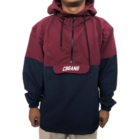 Jaqueta CBGANG Anorak Wine/Blue