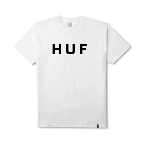 Camiseta Huf Essential OG Logo White