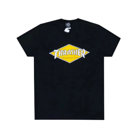 Camiseta Thrasher Diamond Logo Blk