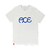 Camiseta Ace Rings SS Tee Branca Logo Azul