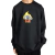 Moletom HUF Roasted - blk