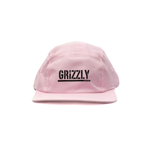 Boné Grizzly 5Panel OG Script Camper Rose