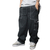 Calça Cargo CBGANG Preta Listra Wht