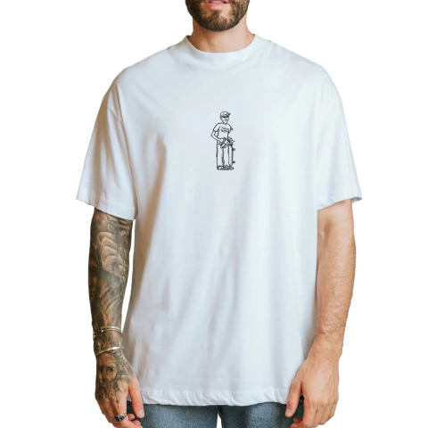 Camiseta Skatshirt Maker - Branco