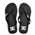 Chinelo DcShoes Spray Black/White