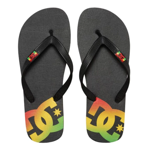 Chinelo DcShoes Graffik Rasta