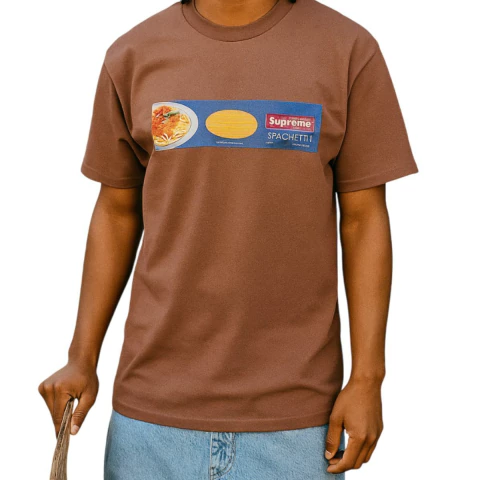Camiseta Supreme Spaghetti Brown - comprar online