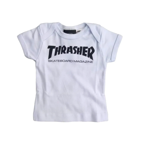 Camiseta Thrasher Magazine Logo white Toddler Infantil