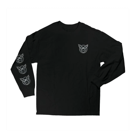 Camiseta M/L Pig Wheels Classic Black