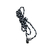 Cordão PTG Crew Black/Wht