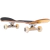 Skate Montado HSC Moon Ligth Dourado - CB SKATE SHOP 