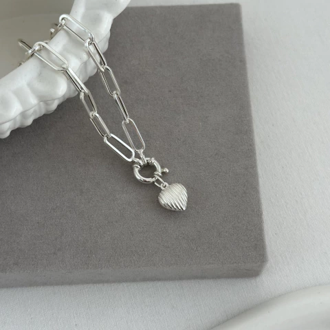 Collar Icon Amour mediano de 45cm - Plata 925 - comprar online