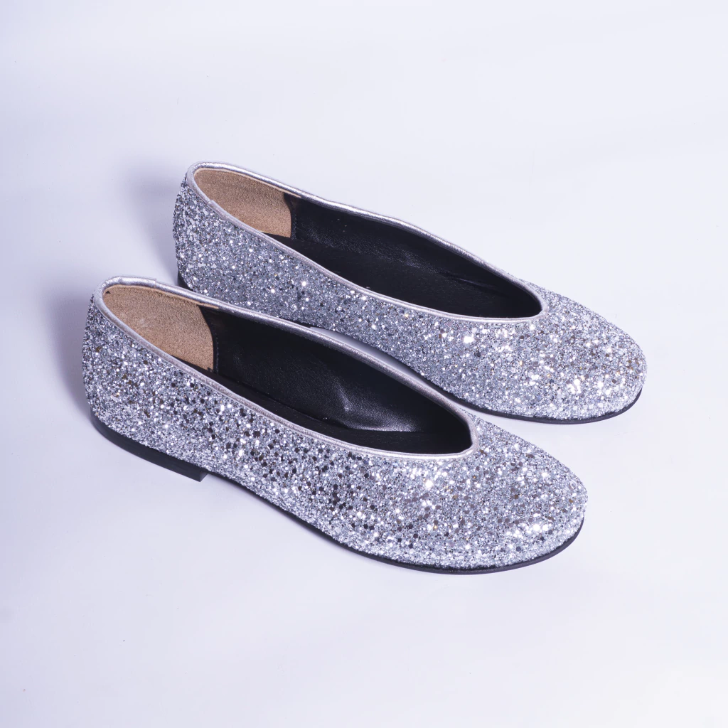 Chatita Rocky Glitter Plata