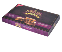 Caja x 6 Alfajores La Goulue relleno de Malbec