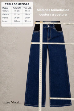 Jean Wide Azul Noche - online store
