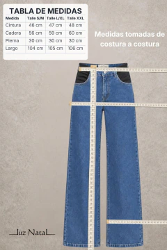 Jean Wide Azul - online store
