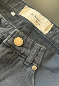Falda Para Embarazo Jean Negro - LUZ NATAL