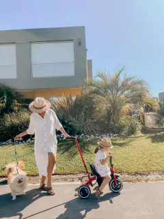 Vestido en lino manga corta Embarazo - LUZ NATAL